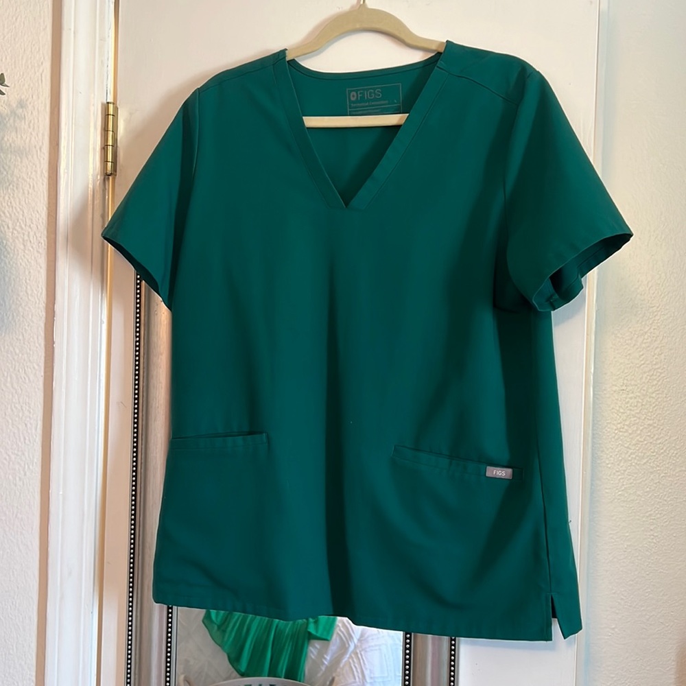 Green Figs casma top, great condition
